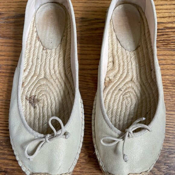 Kurt Geiger Beige Espadrille Ballet Flats, EU 41 - Picture 8 of 16